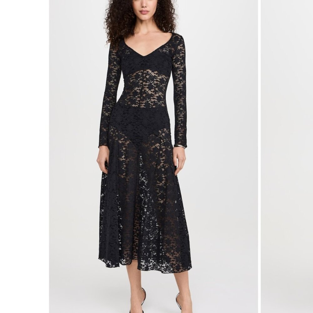 Gimaguas Tess Dress Black Lace Dress sz Small